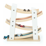 Smallfoot Holzrennbahn Klassik mit vier Holzautos