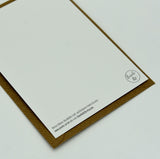 Postkarte zur Einschulung "Ich bin jetzt ein Schulkind" von Annelis Art_Ansicht von hinten mit Briefumschlag