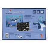 Leuchtpuzzle "Sous la mer" mit 24 Teilen von Moulin Roty_Verpackung Rückseite
