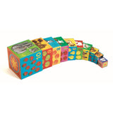 Stapelturm Meine Freunde von Djeco_10 Würfel_ineinander gestapelt