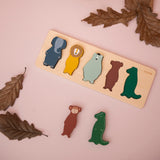 Holzpuzzle mit Tieren von Trixie_Detailansicht