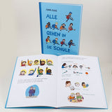 Buch Alle gehen in die Schule von Anna Fiske_Hanser Verlag_Seitenansicht5
