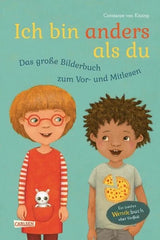 Buch "Ich bin anders als du – Ich bin wie du: Das große Bilderbuch zum Vor- und Mitlesen" von Constanze von Kitzing_Carlsen Verlag_Buchcover