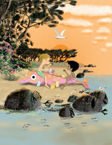 Bilderbuch "Kalle und Elsa. Ein Sommerabenteuer" von Jenny Westin Verona und Jesús Verona_Bohem Press_Seitenansicht 3