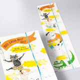 Freundebuch "Meine Freundinnen und Freunde – zum Eintragen mit Pinsel, Stempel, Kleber" von Nele Palmtag_Carlsen Verlag_Messlatte