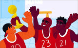 Bilderbuch "Michael Jordan. Little People, Big Dreams" von Isabel Sánchez Vegara und Lo Harris_Insel Verlag_Seitenansicht 2