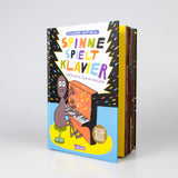 Bilderbuch "Spinne spielt Klavier. Geräusche zum Mitmachen" von Benjamin Gottwald_Carlsen Verlag_Buch stehend