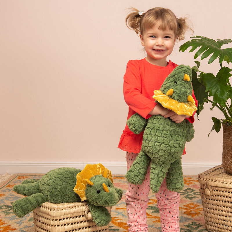 Kuscheltier Großer Dino Donnie von Teddy Hermann_48 cm_Plüschtier Qualitätsprodukt_Dinos mit Kind