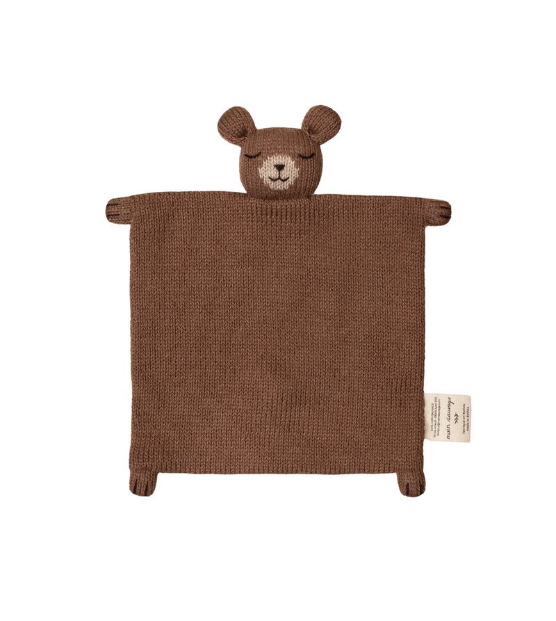 Main Sauvage-Schmusetuch aus Baby-Alpakawolle-Teddy_Vorderansicht