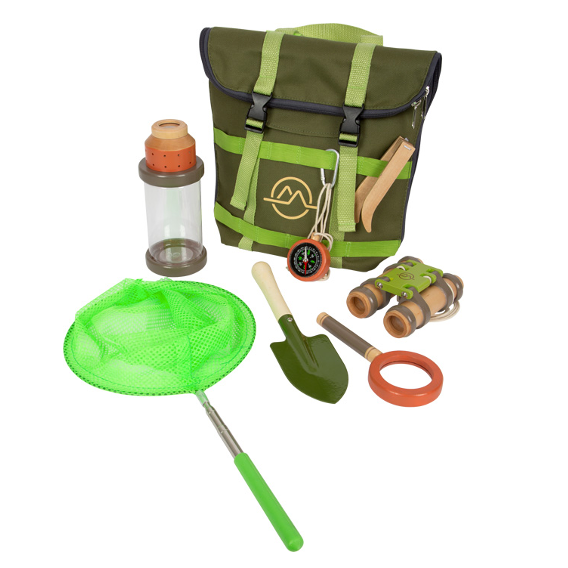 Abenteuer-Rucksack für Natur-Forscher*innen von Smallfoot_Entdeckerrucksack alle Bestandteile