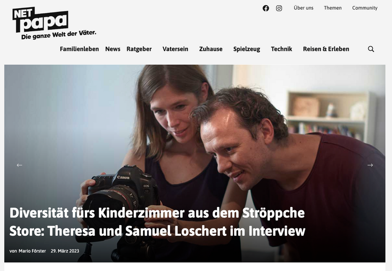 Blog-NetPapa-Diversitaet-fuers-Kinderzimmer-aus-dem-Stroeppche-Store-Theresa-und-Samuel-Loschert-im-Interview