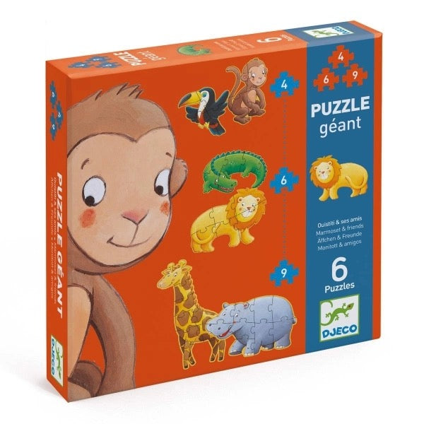 Riesenpuzzle Dschungel von Djeco_Verpackung