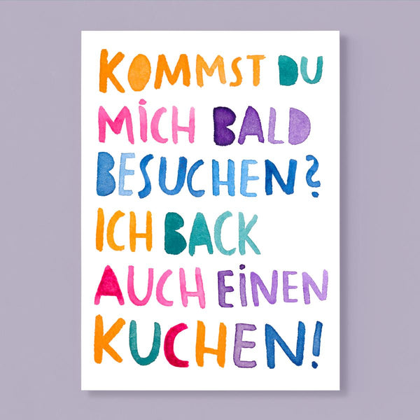 Postkarte von Frau Ottilie_Kucheneinladung