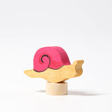 Steckfigur rosa Schnecke von Grimm's_02