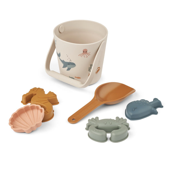 Strandset Gilma Meerestiere von Liewood_6-teiliges Set