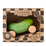 Gurken Spielzeugauto Pepino the Cucumber von Oli & Carol in Verpackung