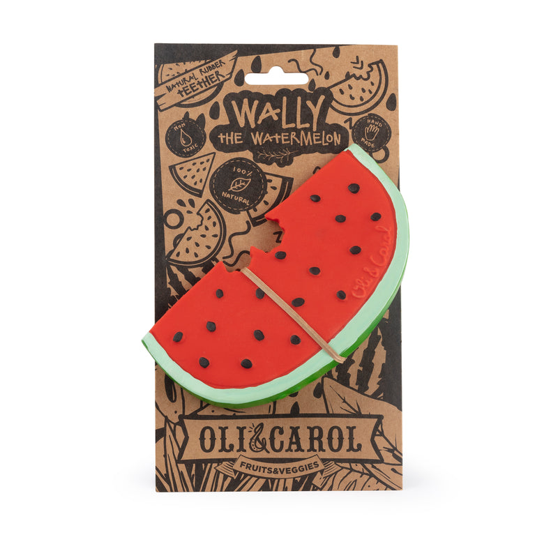 Beißspielzeug Wally the Watermelon von Oli & Carol in Verpackung