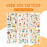 Papierdrachen-Kindertattoos-Aktivitaten-ueber-100-Tattoos