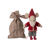 Weihnachtsmann-Maus von Maileg_samt Säckcken