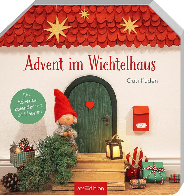 Advent im Wichtelhaus. Adventskalender mit 24 Klappen von Outi Kaden_arsedition_Buchcover