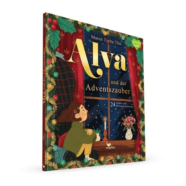 Alva und der Adventszauber von Maren Tjelta Thu_magellan Verlag_Buch stehend