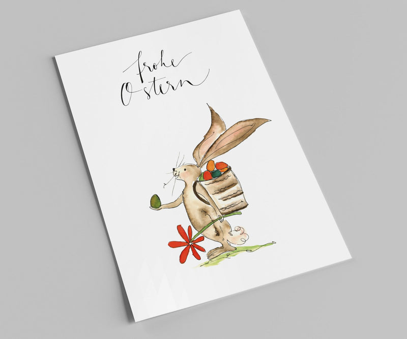 Postkarte zu Ostern von Annlies Art_Frohe Ostern