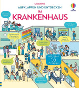 Aufklappen und Entdecken: Im Krankenhaus_Usborne Verlag_Buchcover