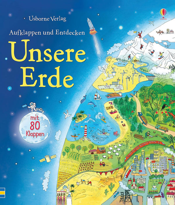 Aufklappen und Entdecken: Unsere Erde von Emily Bone_Usborne Verlag_Buchcover