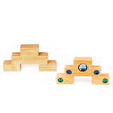 Farbtreppe mit Lichtbauquadern | 16 Teile