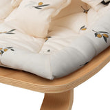 Detailansicht LEVO Babywippe mit Bezug Organic Zoo
