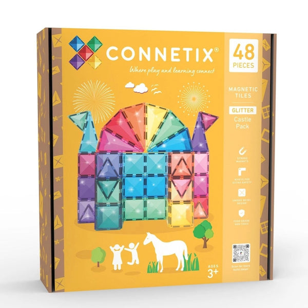 Connetix Glitter Castle Pack