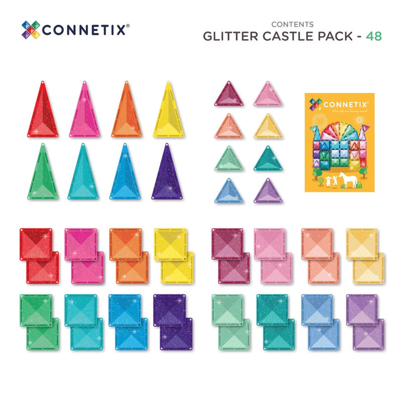 Inhalt Glitter Castle Pack Connetix
