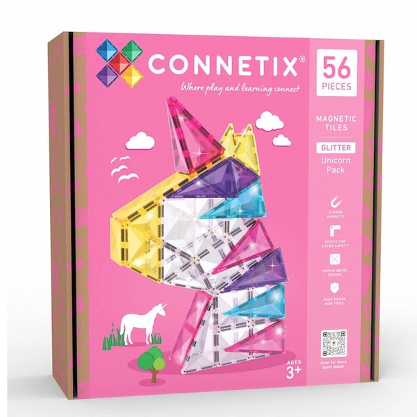Verpackung des Glitter Unicorn Packs von Connetix