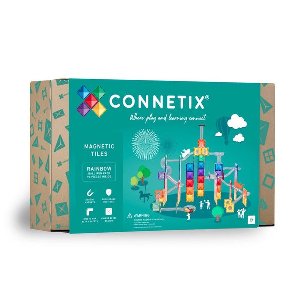 Connetix Magnetbausteine Kugelbahn Rainbow Ball Run Pack Verpackung