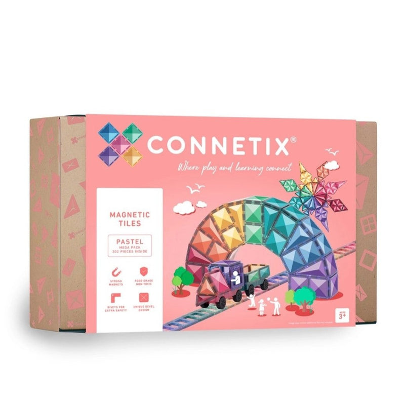 Connetix Magnetbausteine Pastel Mega Pack 202 Teile