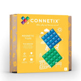 Magnetbausteine Rainbow Blue & Green Basisplatten 2 Teile von Connetix_01