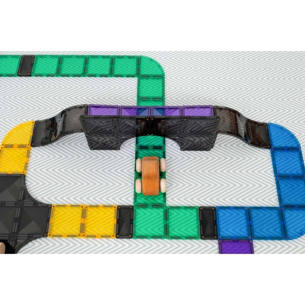 Magnet Build Ramps Connetix Magnetbausteine | Set mit Rampen & Kreuzungen | 16 Teile