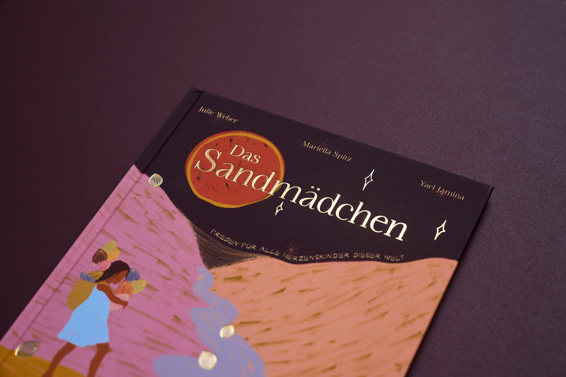 Das Sandmädchen von Julie Weber und Mariella Spitz_CAYA Verlag_Buchcover Detail