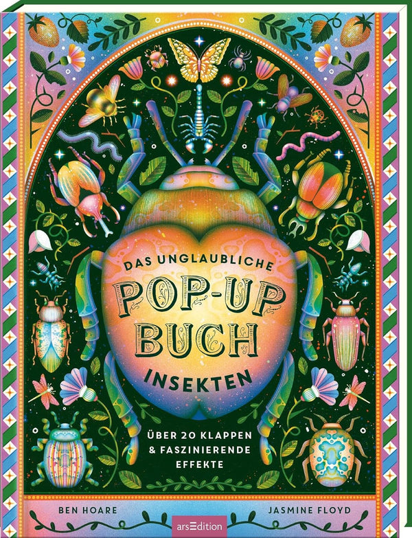 Das unglaubliche Pop-up-Buch Insekten von Ben Hoare und Jasmine Floyd_arsedition_Buchcover