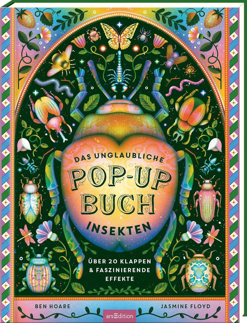 Das unglaubliche Pop-up-Buch Insekten von Ben Hoare und Jasmine Floyd_arsedition_Buchcover