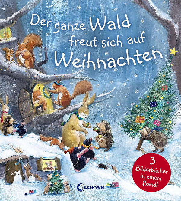Der ganze Wald freut sich auf Weihnachten_Loewe Verlag_Buchcover