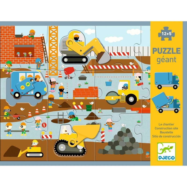 Bodenpuzzle Baustelle von Djeco