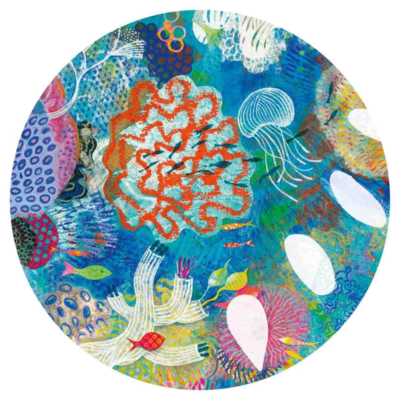 Detailansicht Kunstpuzzle Seepferdchen von Djeco