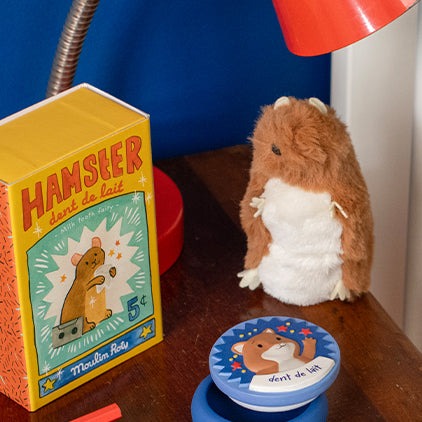 Milchzahn-Hamster in süßer Box