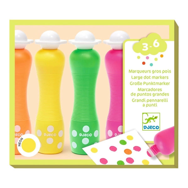 Neon Schaumstoffmarker-Set von Djeco_4er Set