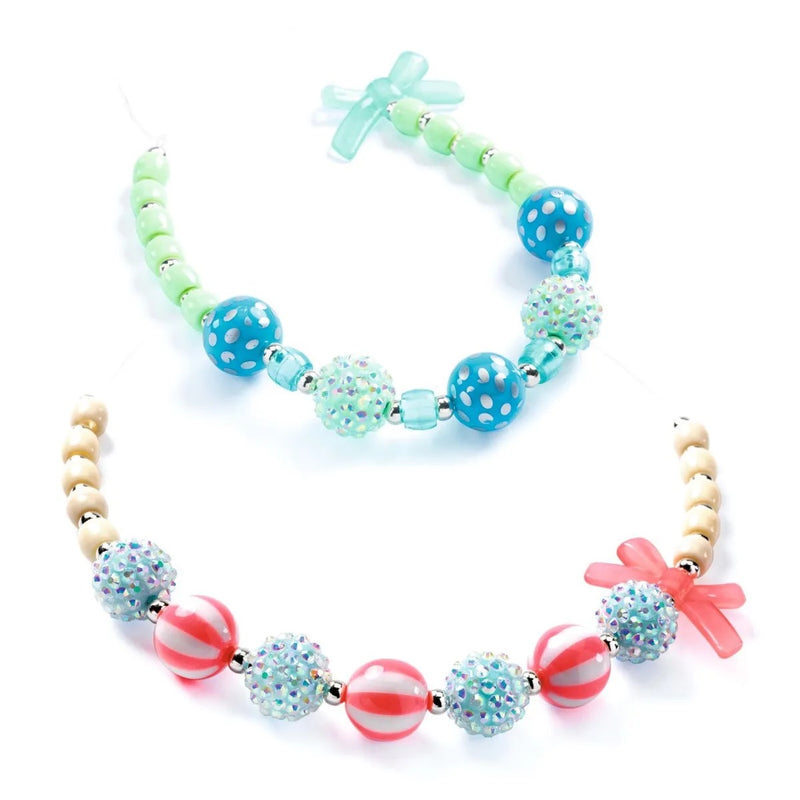 Schmuck basteln_Silberne Kugeln von Djeco_Ketten