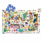 Wimmelpuzzle Geburtstag von Djeco_54 Teile