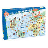 Wimmelpuzzle Tiere der Erde von Djeco