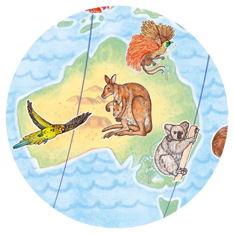 Wimmelpuzzle Tiere der Erde von Djeco_Detailansicht