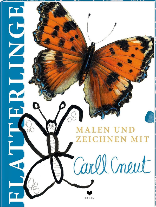 Flatterlinge_Malen und Zeichnen mit Carll Cneut_Bohem Press_Coverbild